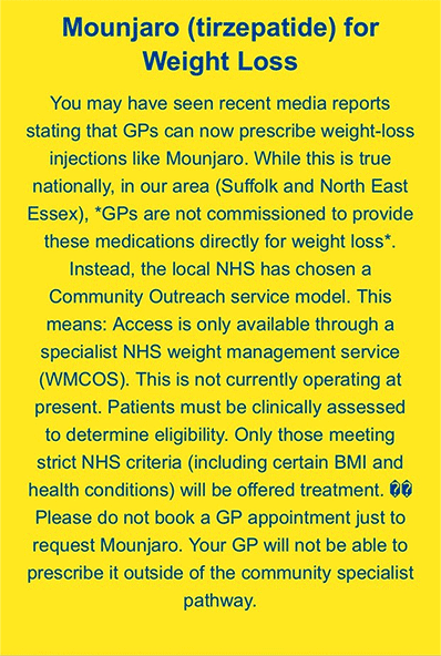 Mounjaro (tirzepatide) for Weight Loss information