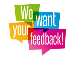 We Want Your Feedback
